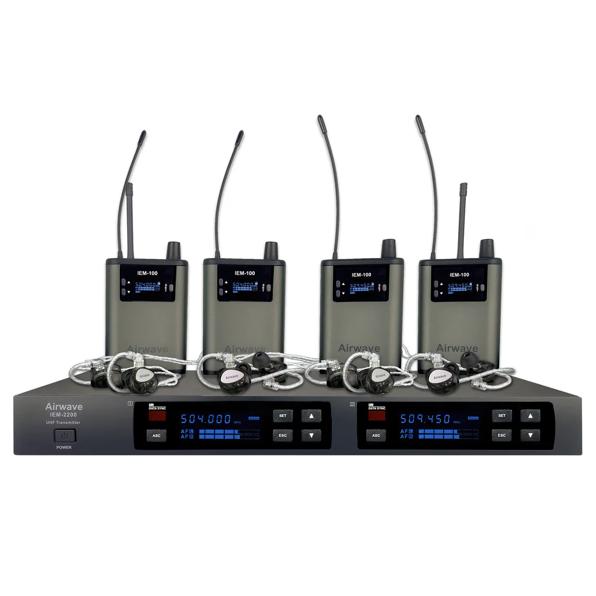 In Ear Monitor - Airwave Technologies - IEM 2200 Quad System