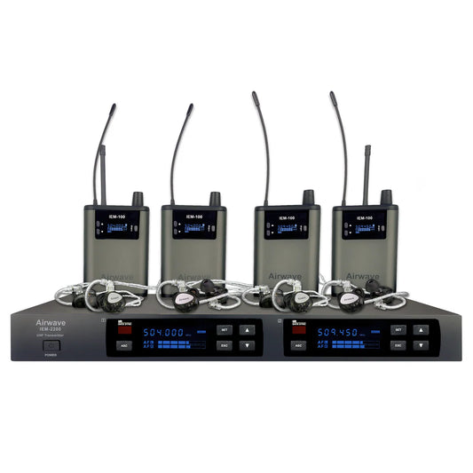 In Ear Monitor - Airwave Technologies - IEM 2200 Quad System